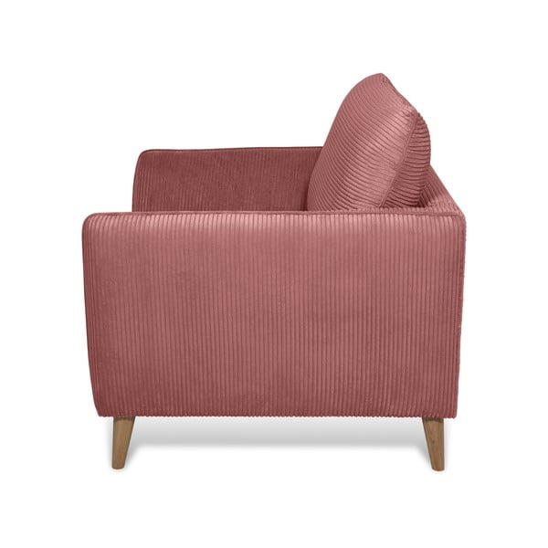 Rozā velveta atpūtas krēsls Paris – Scandic-image-3