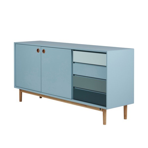 Piparmētru zaļa zema kumode 170x80 cm Color Box – Tom Tailor-image-2