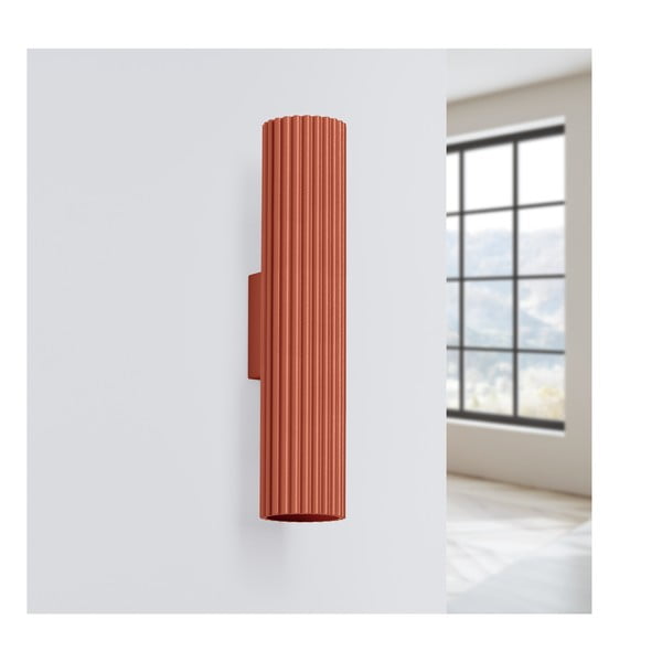 Ķieģeļu sarkana sienas lampa Gleam – Sollux-image-2