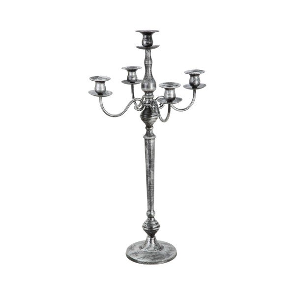 Dzelzs svečturis 5 svecēm Mauro Ferretti Industry, augstums 66 cm-image-2