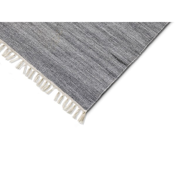 Tumši pelēks āra paklājs no pārstrādātas plastmasas Universal Liso, 160 x 230 cm-image-2