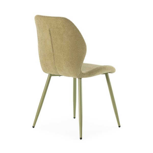 Zaļi polsterēti pusdienu krēsli (4 gab.) Ansu – Marckeric-image-2