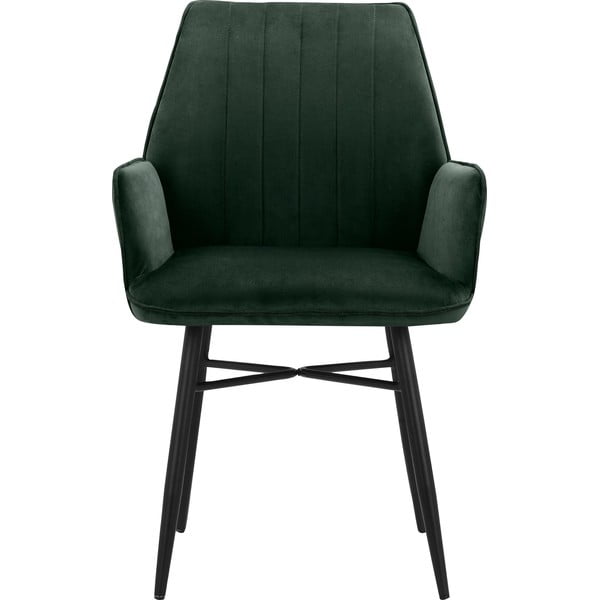 Zaļi polsterēti ēdamistabas krēsli (2 gab.) Anzo – Støraa-image-2