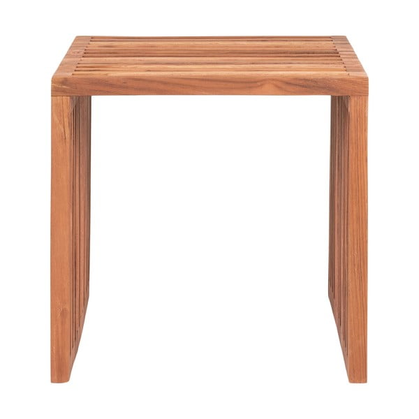 Tīkkoka masīvkoka sānu galdiņš 40x40 cm Pego – House Nordic-image-3