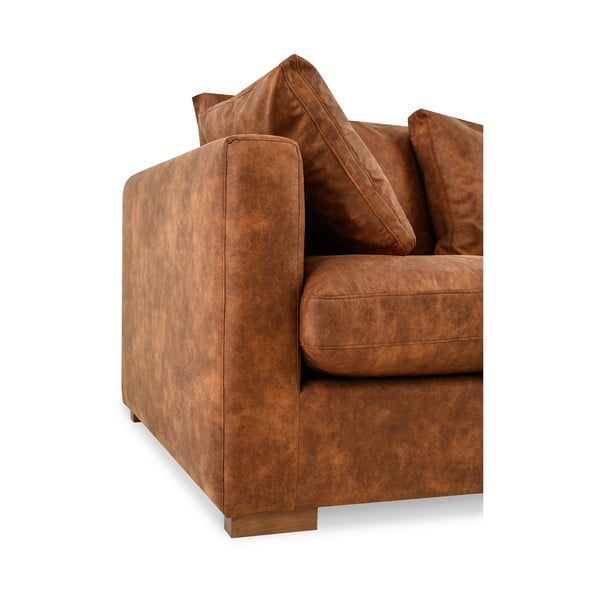 Konjakbrūns dīvāns 220 cm Comfy – Scandic-image-4