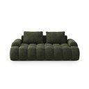 Zaļš samta dīvāns 200 cm Linz – Cosmopolitan Design