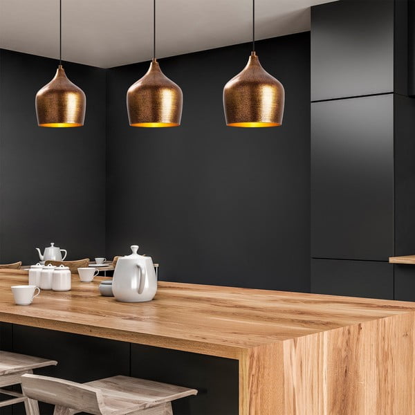 Vara krāsas piekaramā lampa ar metāla abažūru ø 20 cm Murek – Opviq lights-image-2