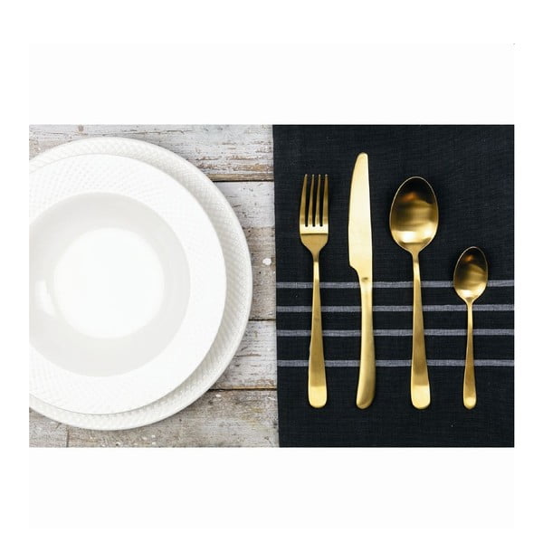 Tērauda galda piederumi zelta krāsā (24 gab.) – VDE Tivoli 1996-image-2