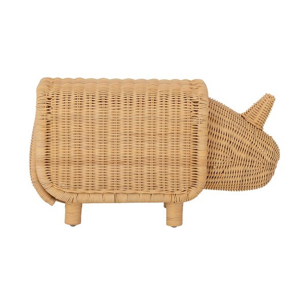 Bērnu rotangpalmas taburete Soffe – Bloomingville Mini-image-2