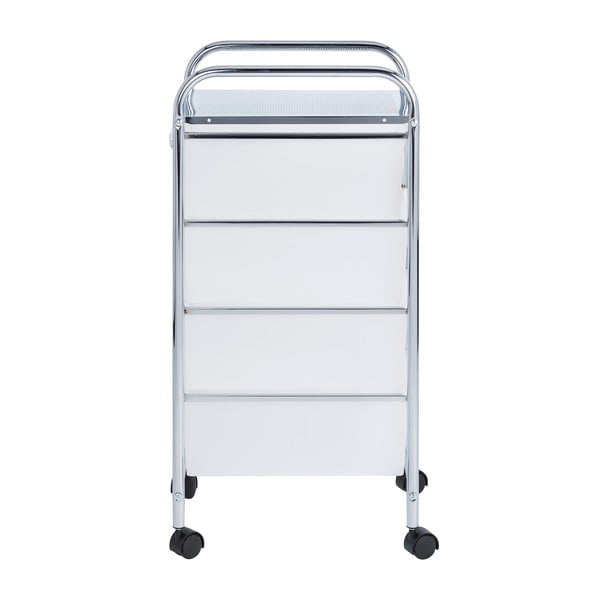 Pārvietojams vannas istabas plaukts ar 4 atvilktnēm Wenko Messina-image-1