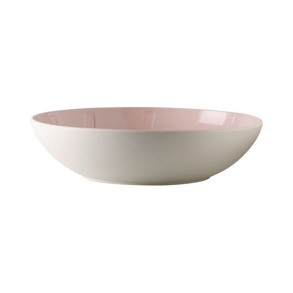 Balts un rozā porcelāna servēšanas trauks Villeroy & Boch Leaf, ⌀ 26 cm-image-2