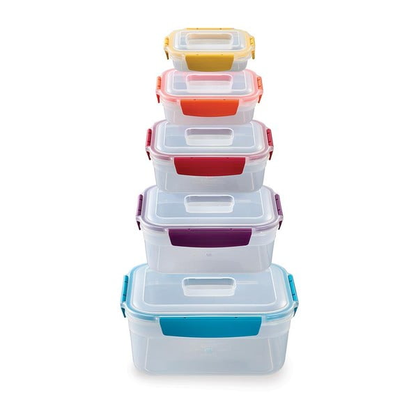 5 uzglabāšanas trauku komplekts Joseph Joseph Nest Lock-image-3