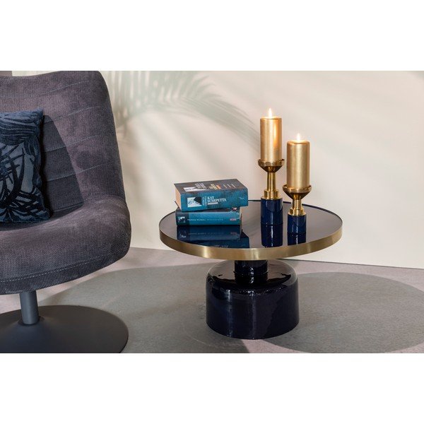 Metāla apaļš sānu galdiņš ø 60 cm Glam – Zuiver-image-1