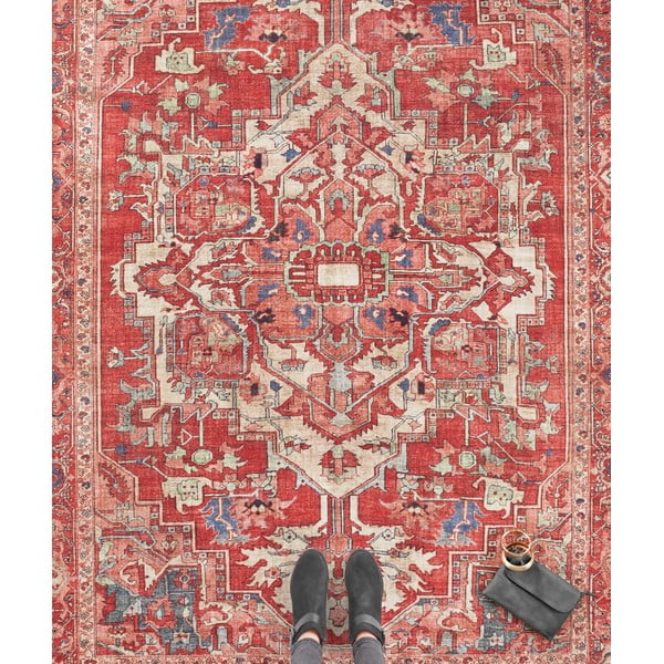 Sarkans paklājs Nouristan Leta, 200 x 290 cm-image-1