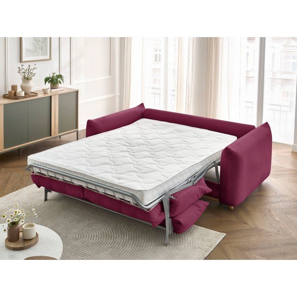 Bordo salokāms dīvāns 214 cm Ernest – Bobochic Paris-image-1