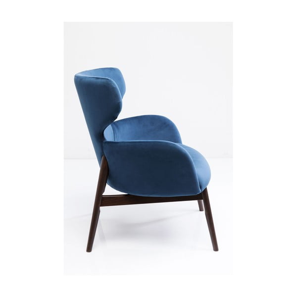 Zils krēsls Kare Design Aroha Velvet-image-2