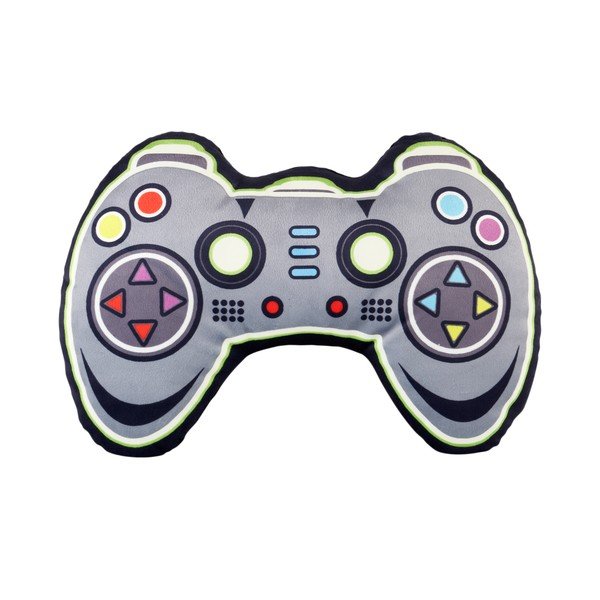 Mikroplīša bērnu spilvens ar spīdošu efektu Game Over – Catherine Lansfield-image-2