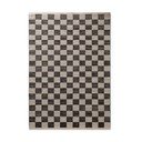 Melns/krēmkrāsas divpusējs/ar rokām darināts paklājs no džutas maisījuma 120x170 cm Rex – Hanse Home