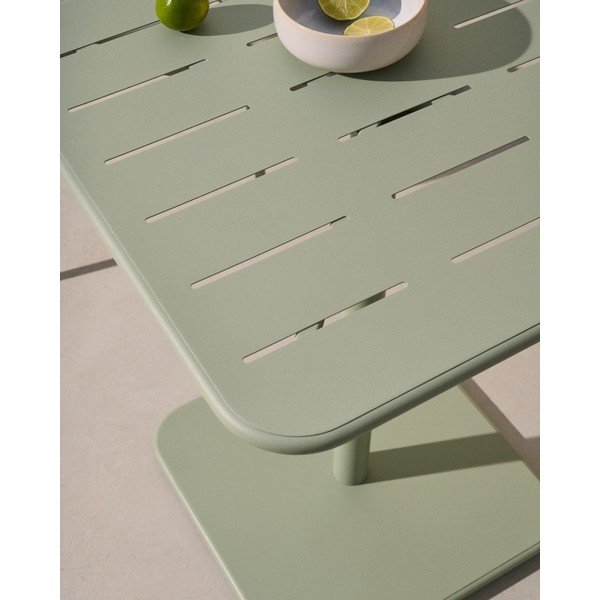 Tērauda dārza ēdamgalds 70x70 cm Brai – Kave Home-image-3