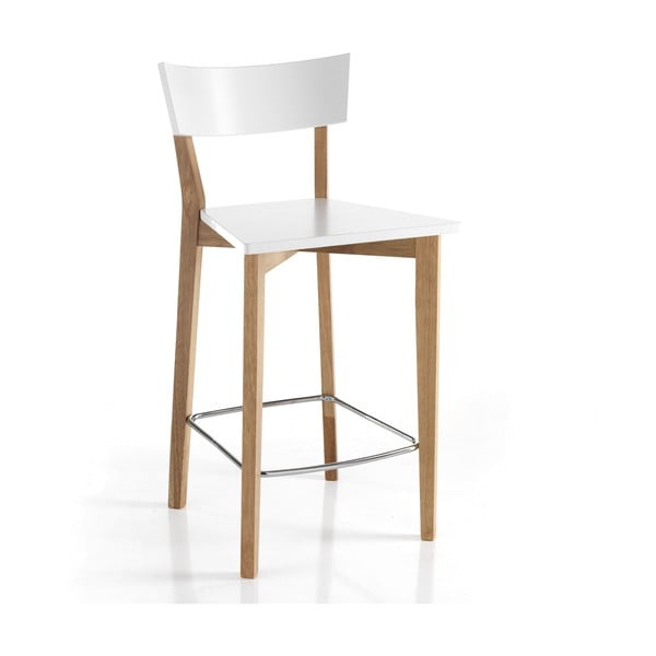 Balti/dabīga toņa bāra krēsli (2 gab.) 94 cm Kyra – Tomasucci