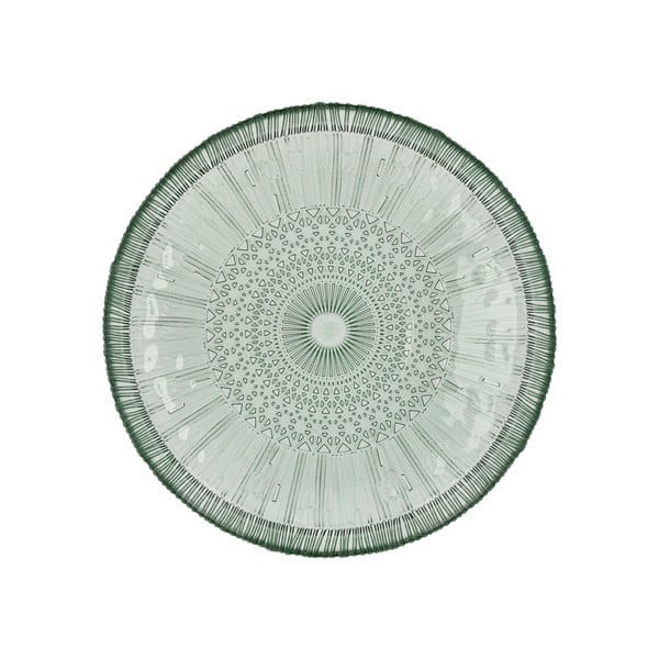 Zaļš stikla servēšanas šķīvis ø 30 cm Kusintha – Bitz-image-4