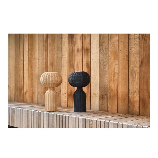 Galda lampa no rotangpalmas Villa Collection Vinka-image-1