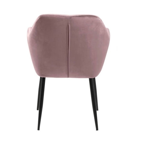 Rozā polsterēts ēdamistabas krēsls Emilia – Actona-image-4