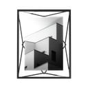 Melns metāla stāvošs/piekarināms foto rāmis 23x18 cm Prisma – Umbra