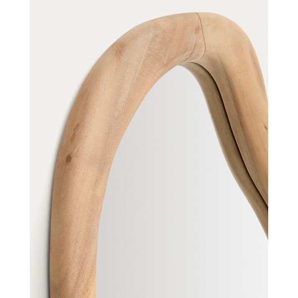 Sienas spogulis ar masīvkoka rāmi 44x68 cm Selem – Kave Home-image-2