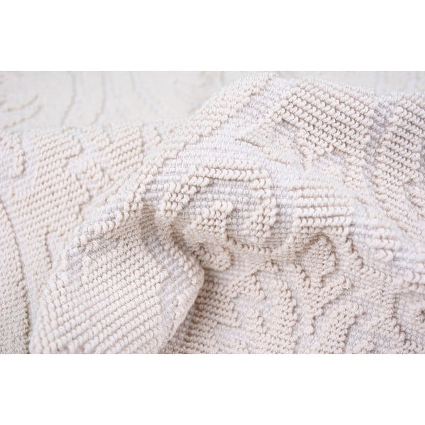 Krēmkrāsas kokvilnas paklājs Vitaus Osmanli, 60 x 90 cm-image-3