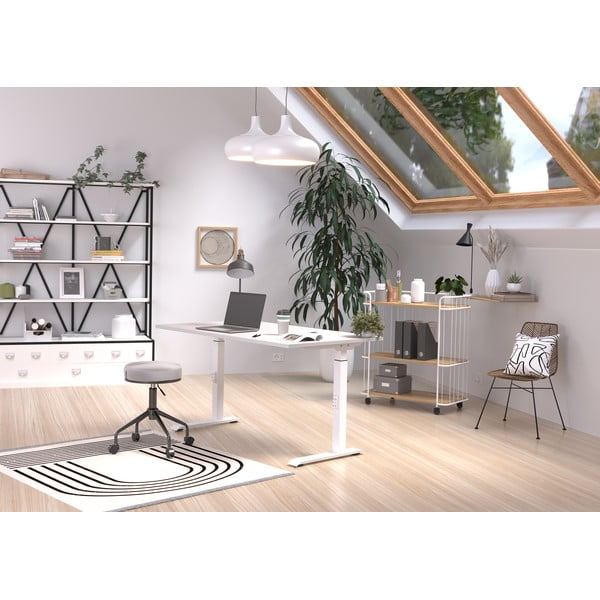 Darba galds ar regulējamu augstumu 80x120 cm Downey – Germania-image-1