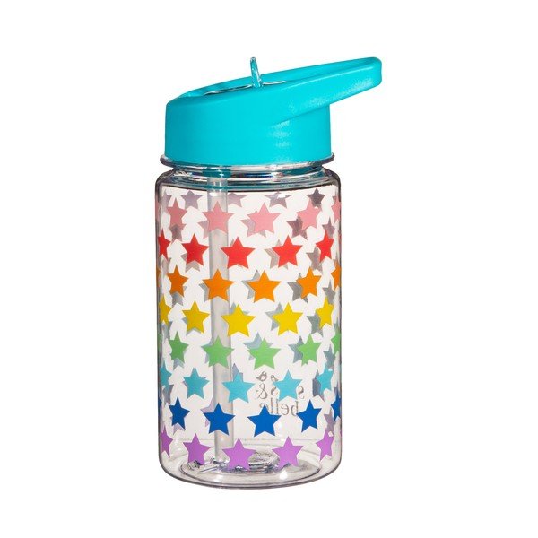 Bērnu pudele 400 ml Rainbow Stars – Sass & Belle-image-1