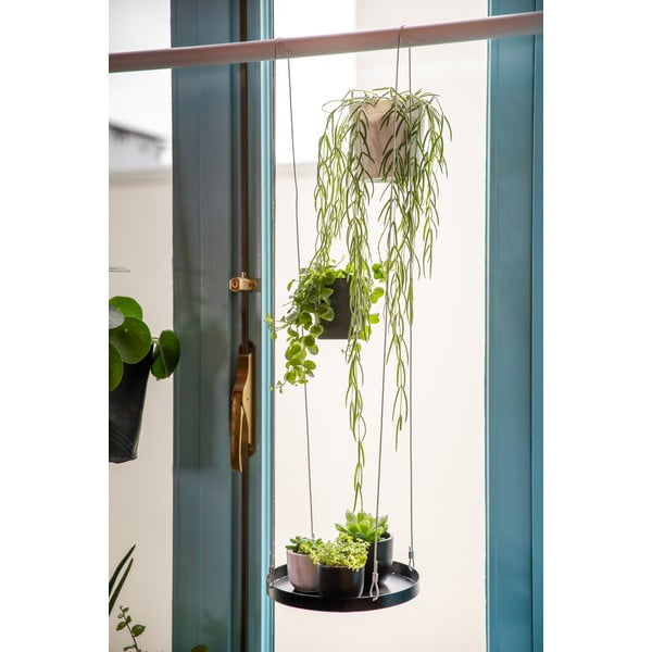 Plastmasas piekarināmi un pie sienas liekami puķu podi (2 gab.) ø 10 cm – Esschert Design-image-1