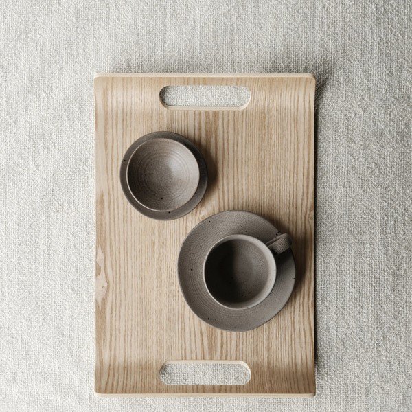 Gaiši brūna keramikas bļoda ø 8 cm KUMI – Blomus-image-1