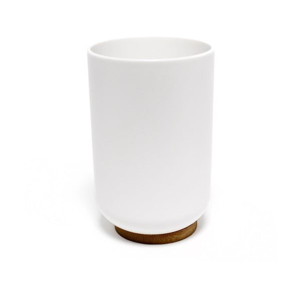 Balts plastmasas trauks zobu birstei Smart – douceur d'intérieur