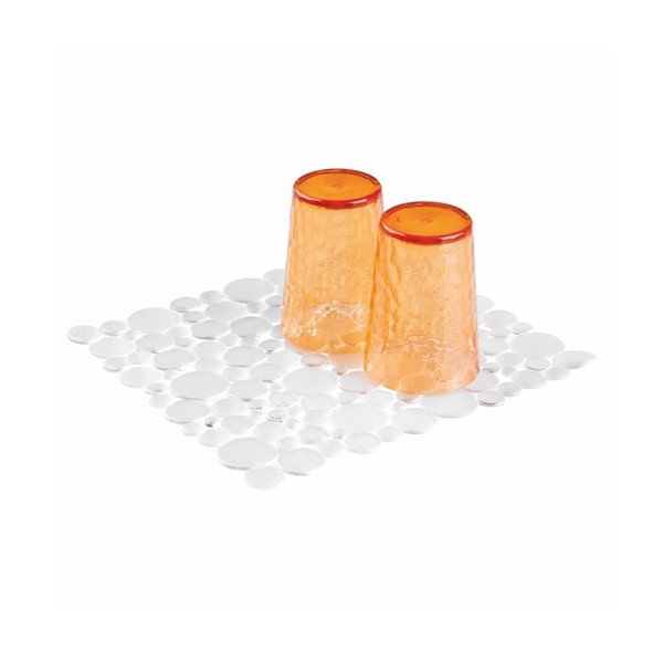 Caurspīdīgs izlietnes paklājs InterDesign Blumz, 28 x 30,5 cm-image-1