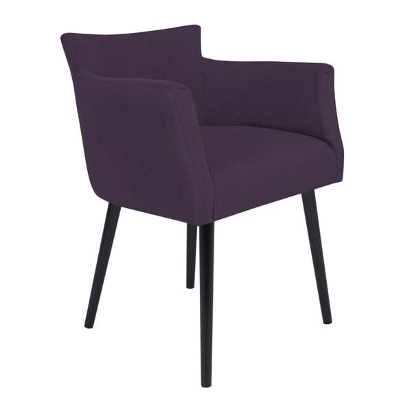 Tumši violets krēsls ar roku balstiem Windsor & Co Sofas Gemini
