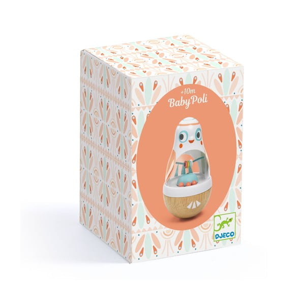 Mazuļu šūpuļrotaļlieta Djeco Snowman-image-3