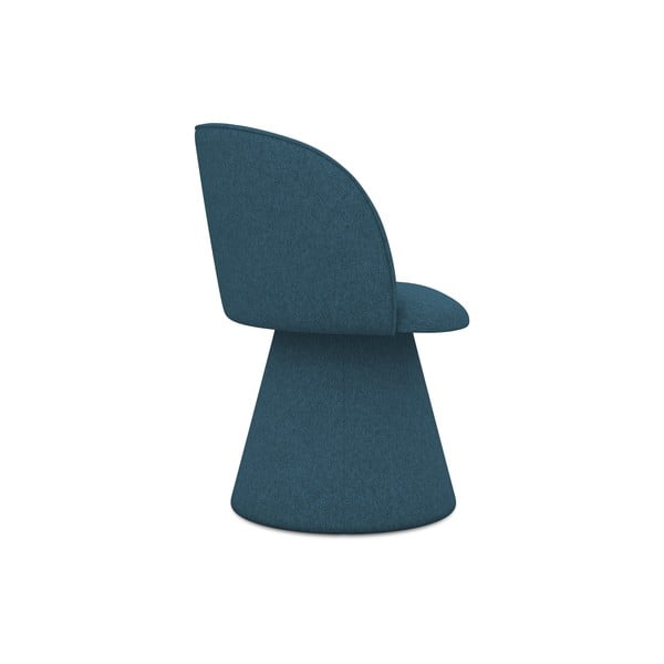 Zils polsterēts ēdamistabas krēsls Maia – Makamii-image-2