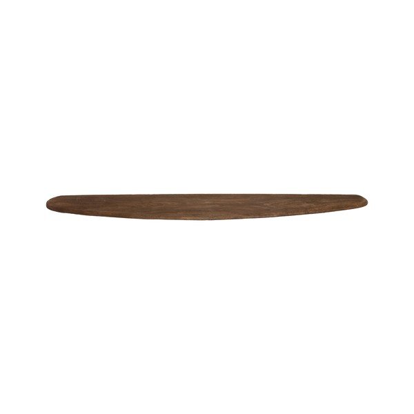 Tumša dabīga toņa mango masīvkoka sienas plaukts 80 cm Ginosu – Light & Living