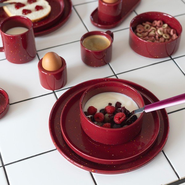Bordo porcelāna šķīvis ø 25 cm Fika – ONA-image-2