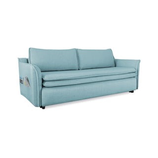 Gaiši zils trīsvietīgs izlaižams dīvāns Miuform Charming Charlie
