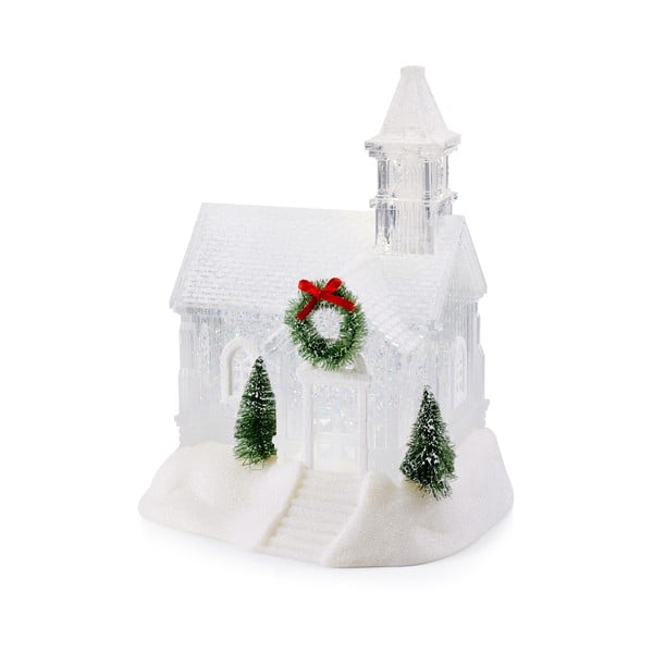 Balts gaismas dekors ar Ziemassvētku motīvu Chapelle – Markslöjd
