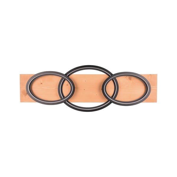 Melna/brūna LED griestu lampa ar regulējamu spilgtumu 33x97 cm Barca – Trio-image-2