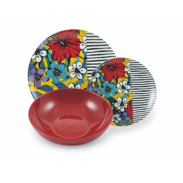 Krāsainā porcelāna un keramikas 18 detaļu komplekts VDE Tivoli 1996 Caribbean Queen-image-4