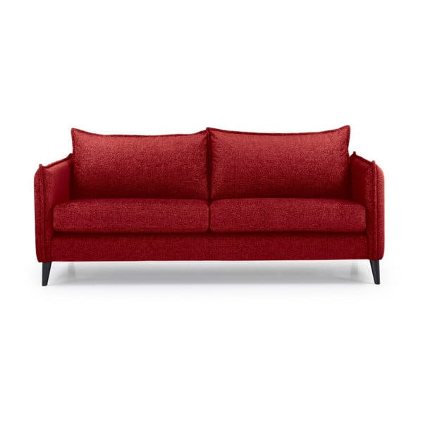 Sarkans dīvāns Scandic Leo, 208 cm