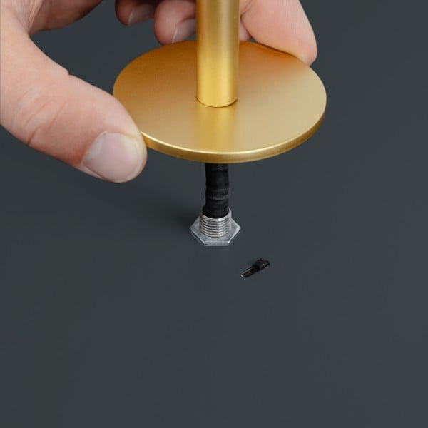 Antracīta pelēka metāla LED piekaramā lampa ar regulējamu spilgtumu un metāla abažūru ø 31 cm Asteria Plus – UMAGE-image-4