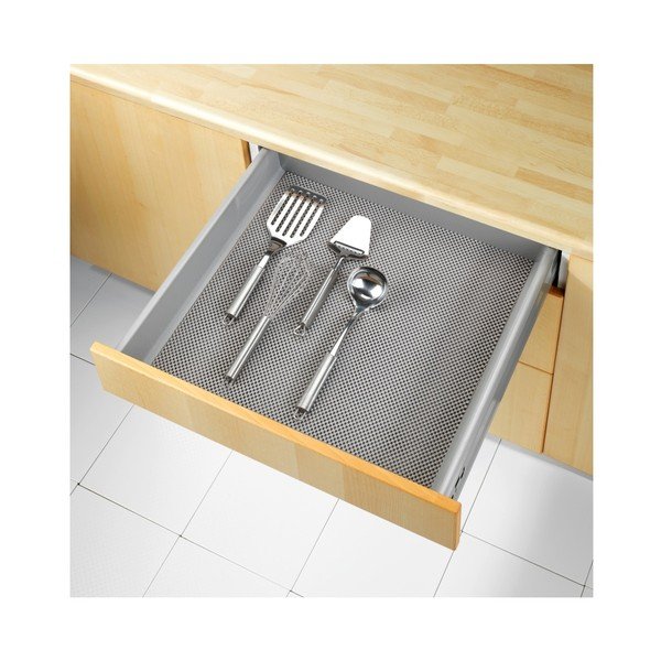 Pelēks pretslīdes paklājs Wenko Anti Slip Mat 380, 150 x 50 cm-image-1