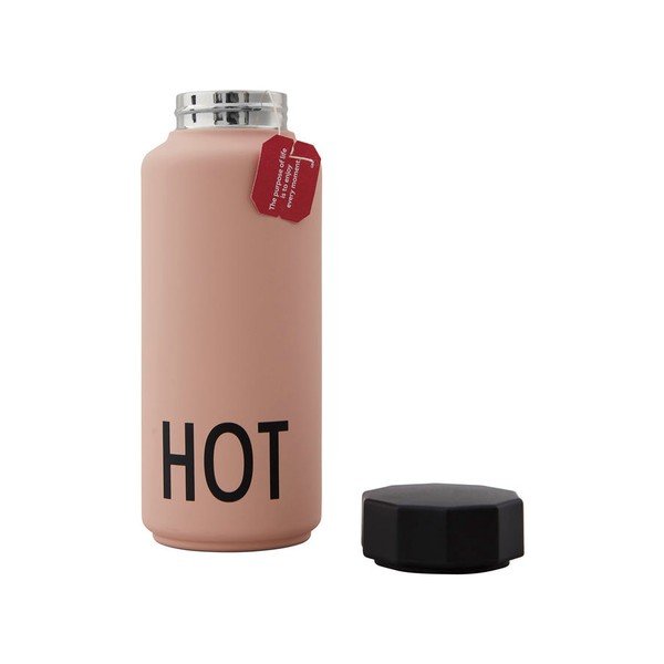 Rozā termo pudele Design Letters Hot, 500 ml-image-3