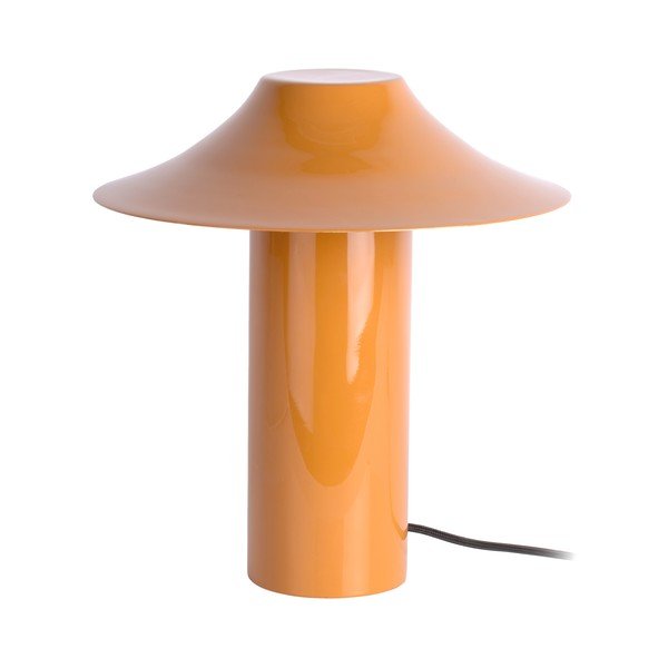 Oranža metāla galda lampa (augstums 32 cm) Catania Trapeze – Leitmotiv